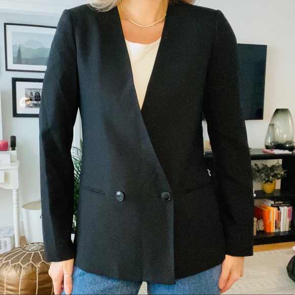 Theory Double Breasted Blazer - Picture 1 of 6